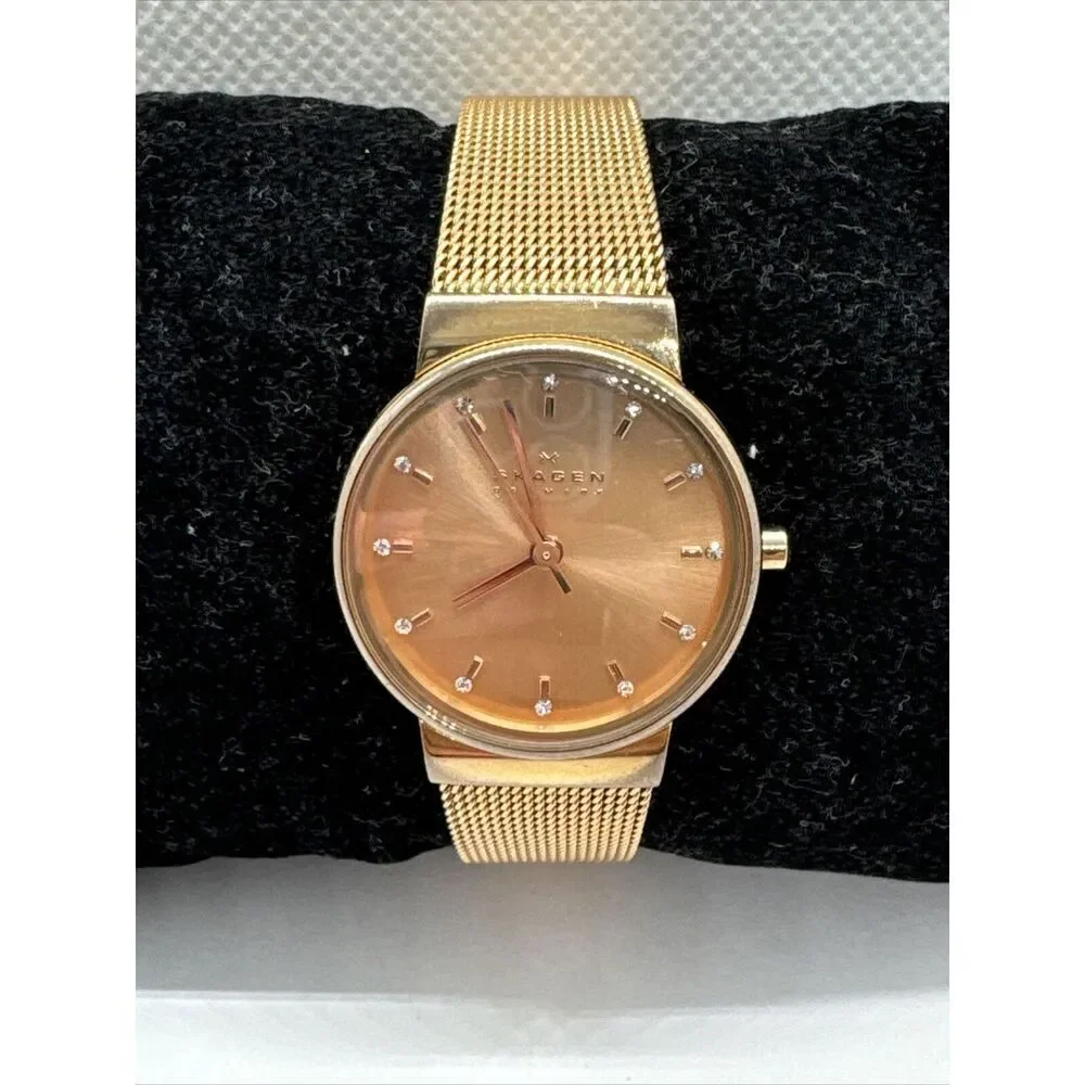 Skagen Ancher SKW2197 Women Stainless Steel Mesh Analog Dial Quartz Watch AEA012